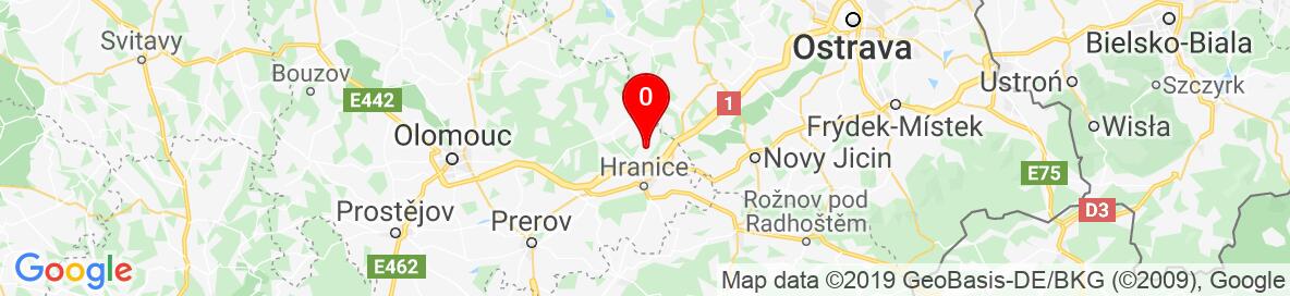 Map of Střítež nad Ludinou, Přerov, Olomoucký kraj, Česko. Weitere detaillierte Karte ist nur für registrierte Benutzer. Bitte registrieren oder einloggen.